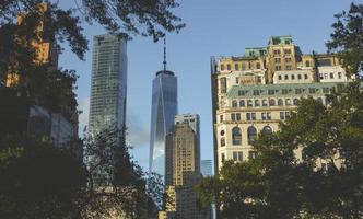 edificios de gran altura en manhattan foto