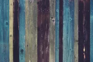 Brown and blue wooden surface