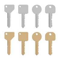 Door key set vector