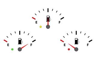 juego de indicadores de combustible