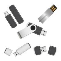Memory stick isolated  vector