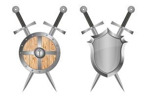 Shield and sword  vector