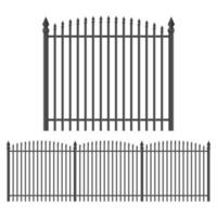 Iron forged fence  vector