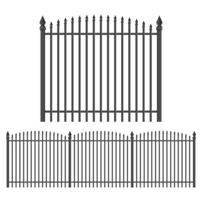 Iron forged fence 