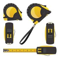 Tape measure isolated vector