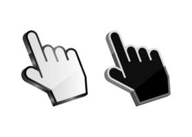 cursor aislado en blanco vector