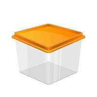 Food container isolated vector