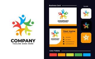 Teamwork Branding Set vector