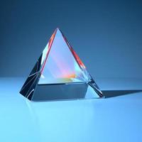 prisma piramidal de vidrio