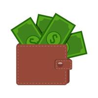 A Wallet Full of Cash vector