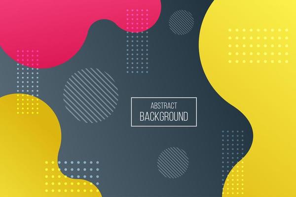 Modern abstract background with Memphis elements