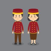 Hotel Bell Boy and Bell Girl vector