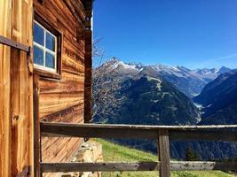 vista de los alpes foto