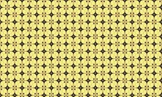 Traditional Yellow Batik Style Pattern vector