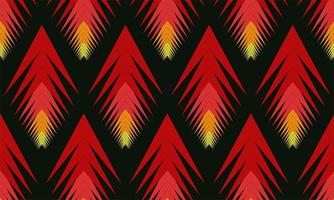Red and yellow arrow design pattern vector