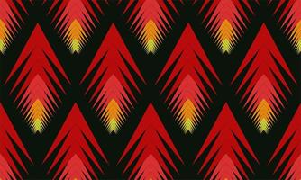 Red and yellow arrow design pattern vector