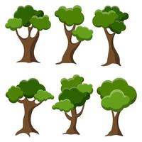 Tree set isolated vector