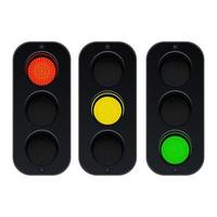 Traffic lights isolated on white background vector