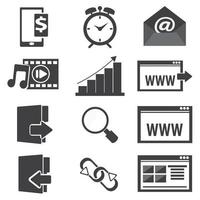 Website Icon set vector