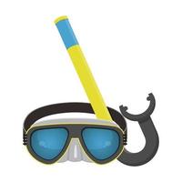 Scuba diving glasses  vector