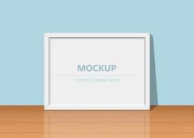 Realistic photo frame mock up  vector