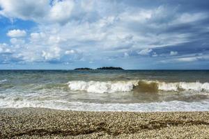 Sea waves in the ocean photo