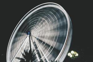 Time lapse photography of ferris wheel  photo