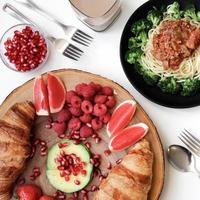 Assorted prepped dishes photo