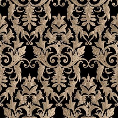 Damask Gold Pattern