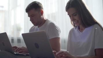 Couple Surfing the Net video