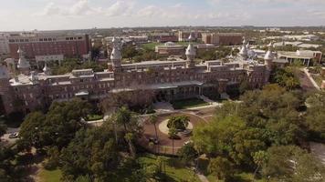 Aerial The University of Tampa Florida video