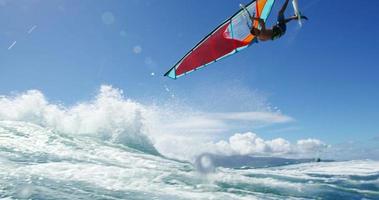 windsurf de deporte extremo video