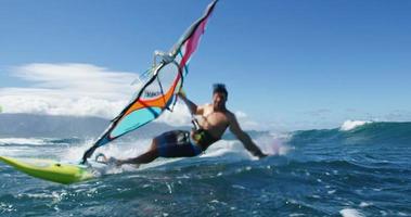 windsurf de deporte extremo video