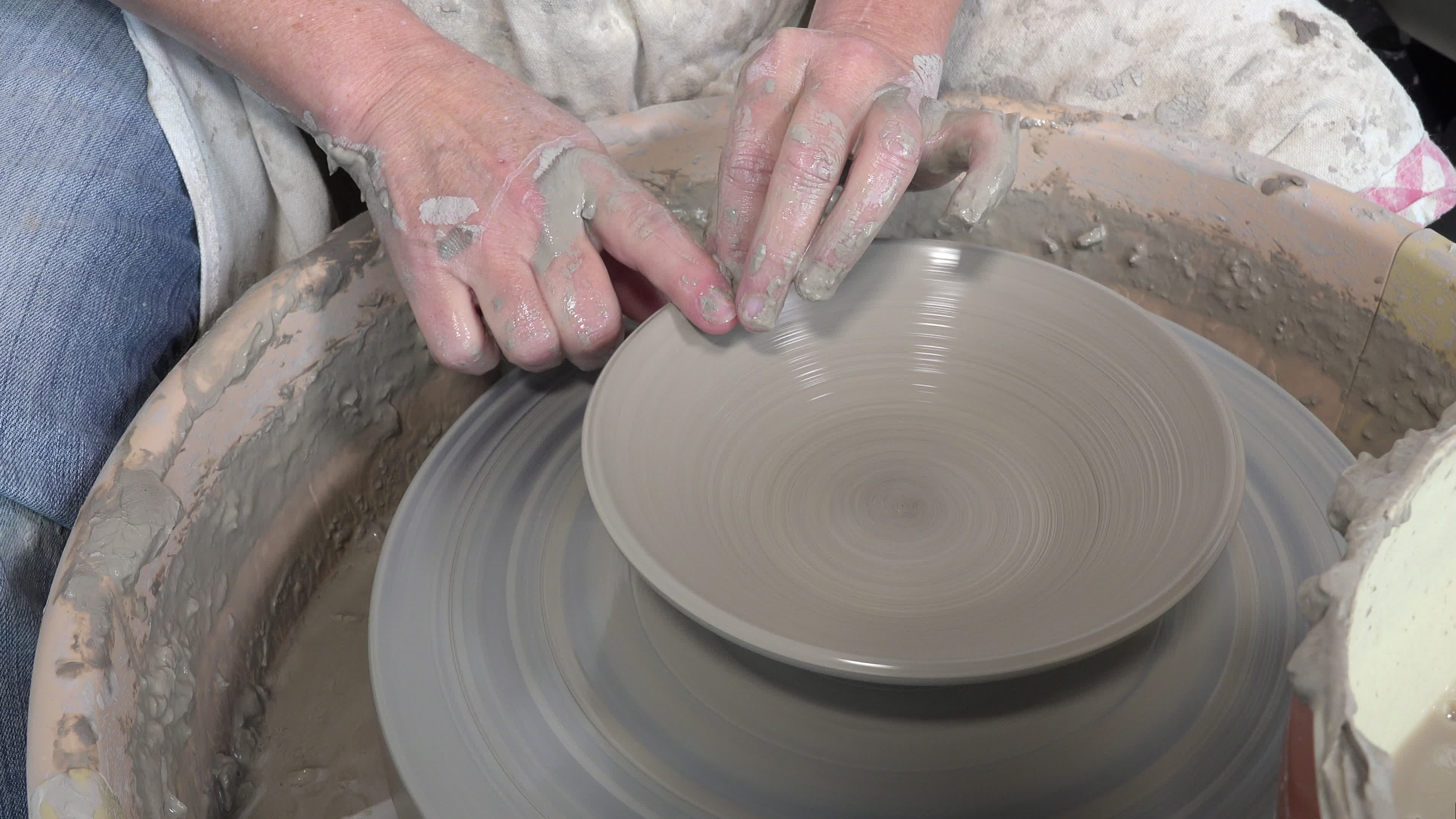 potter working with clay 1283078 Stock Video at Vecteezy