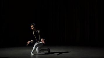 danseuse de ballet posant sur scène video