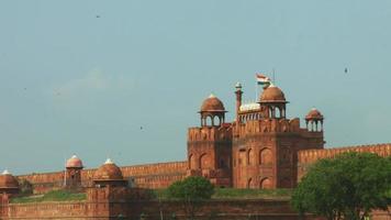 ripresa bloccata del forte rosso, delhi, india video
