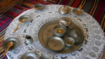 mock up della vita tradizionale del villaggio turco, safranbolu, turchia