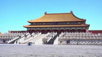 Hall of Supreme Harmony in Forbidden City . video