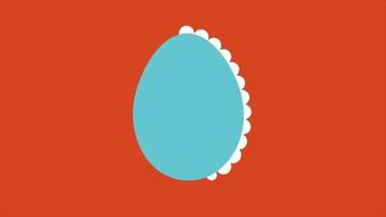 huevo de pascua feliz, animación de video