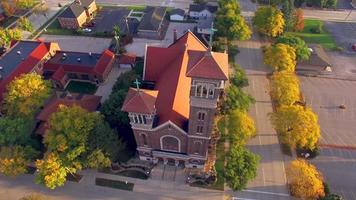 Breathtaking Aerial Tour Fly-Around Twin Steeple Church video