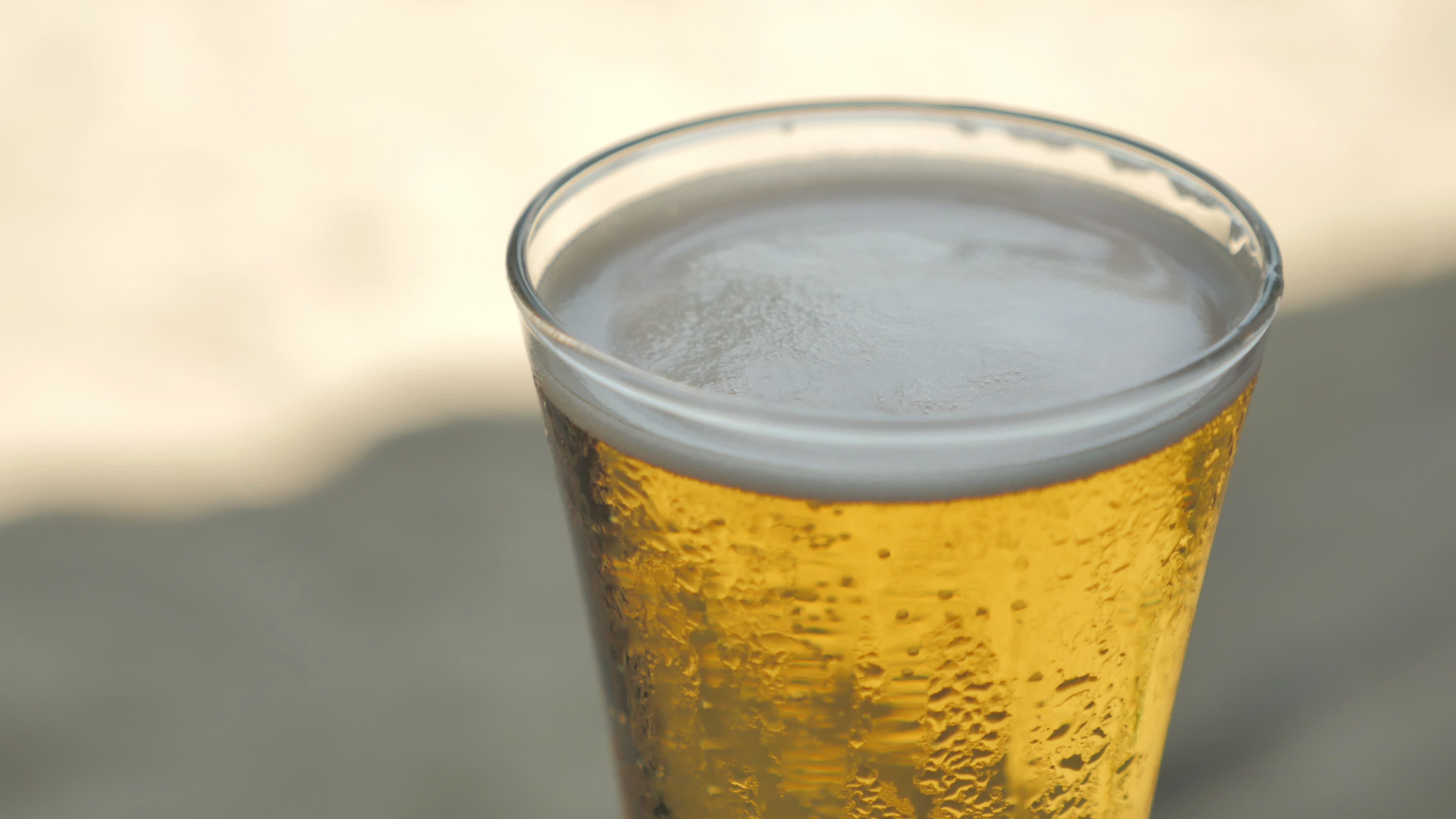 A glass of bubbly cold beer 1290369 Stock Video at Vecteezy