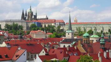 Prag gamla stans torg Tjeckien