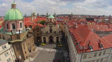 praça da cidade velha de praga república checa video