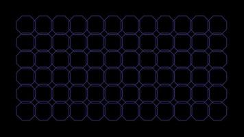 nahtloses Muster Achteck Kaleidoskop Muster Schleife Grafiken Hintergrundmuster video