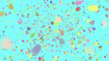 Abstract background seamless loop with Pastel Color Style. video