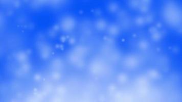 Snow falling on Blue background video