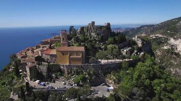 The village of Eze in Provence on the French Riviera, France