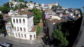 Luftaufnahme von escadaria selarón video