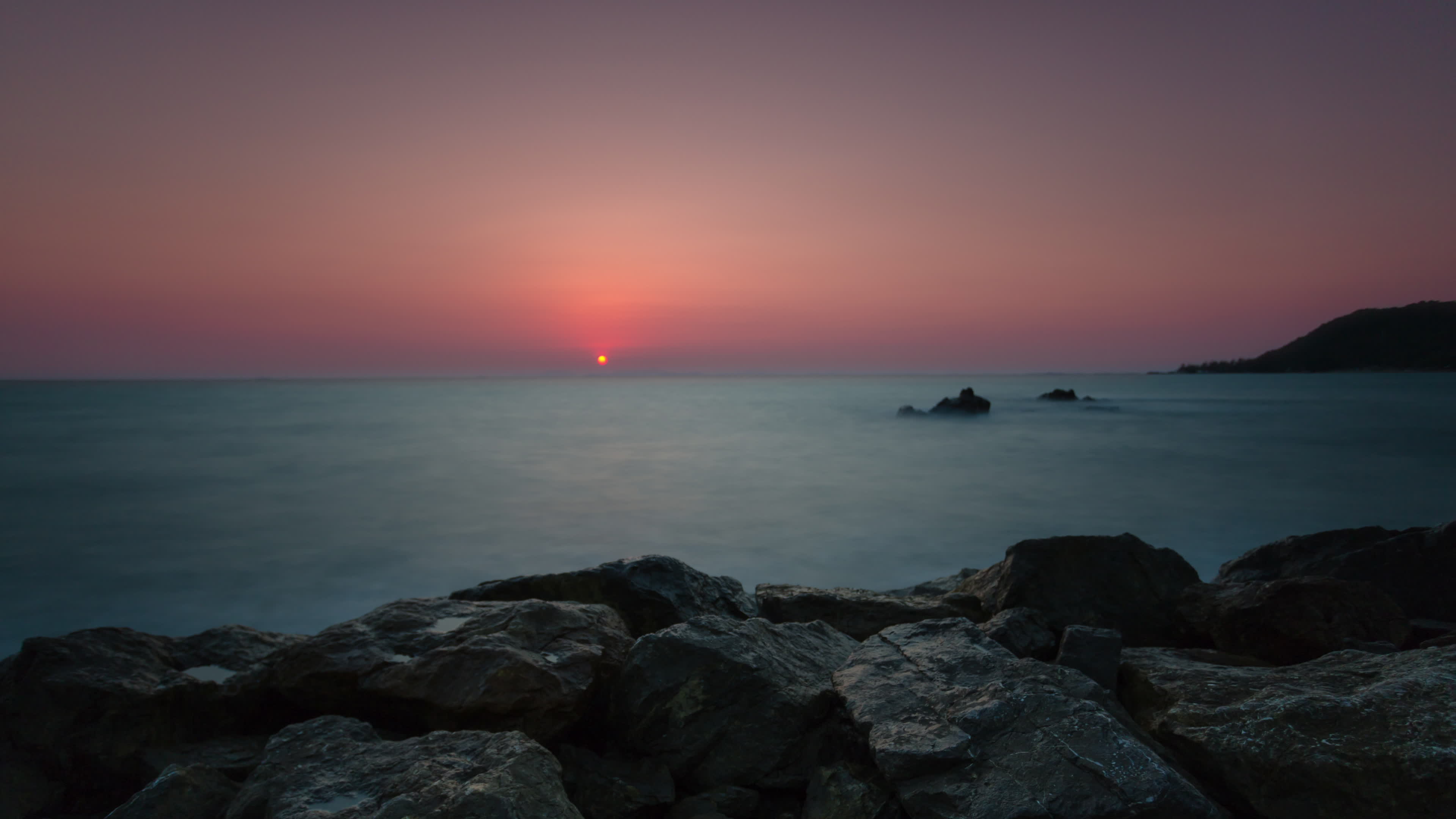 4K Timelapse Sunset Sunrise On Ocean Beach Sea View Waves Time 4k-timelapse-sunset-sunrise-on-ocean-beach-sea-view-waves-time