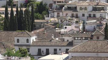 bostadshus i spansk stad video